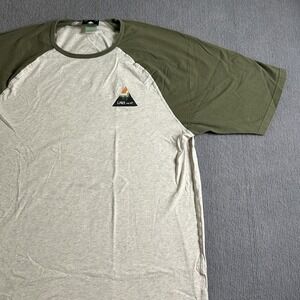 LRG Shirt Mens Large Gray Green‎ Lifted Research Group Long Sleeve Pullover Y2K